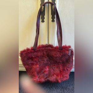 Genuine fur handbag